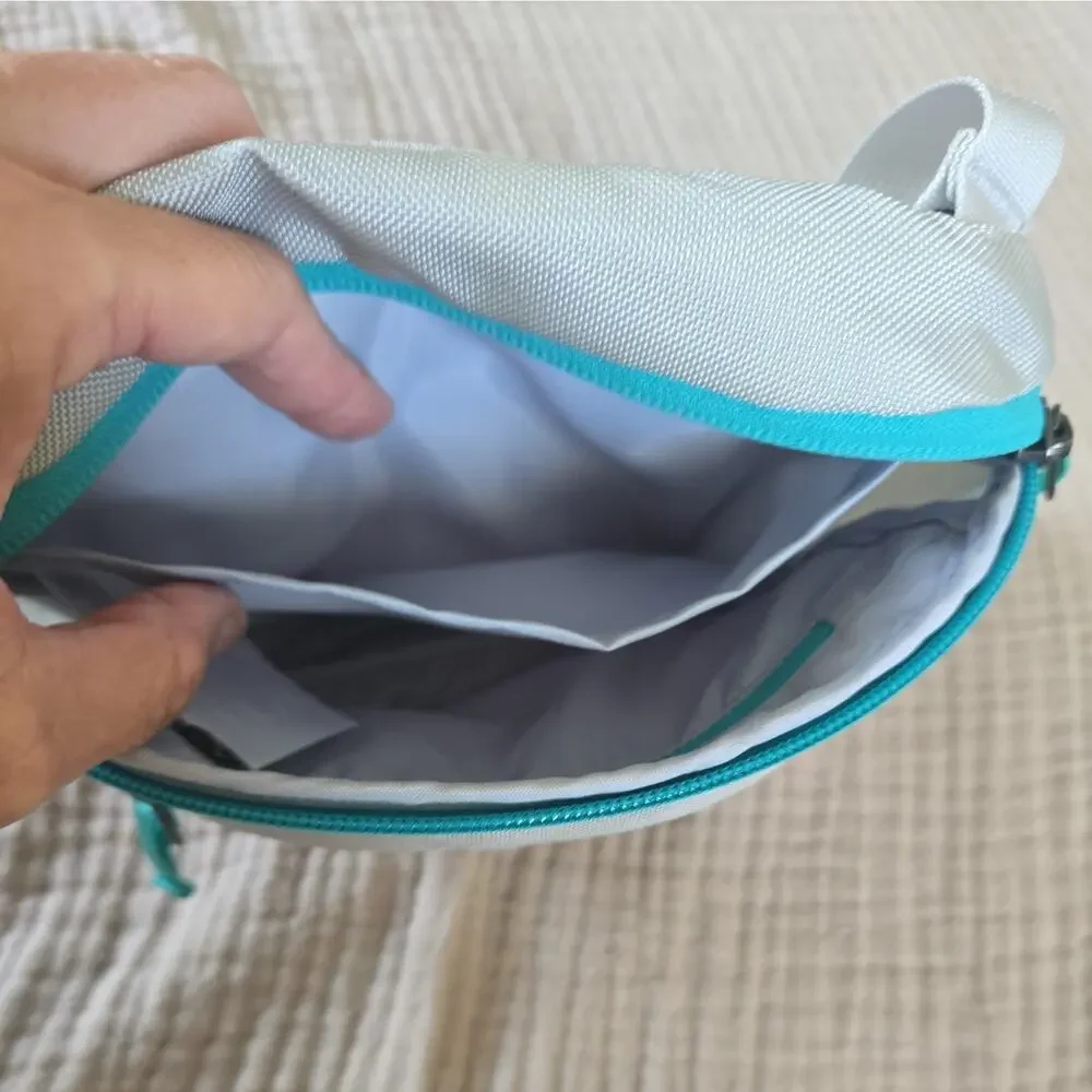 Arcteryx Maka 1 Waistpack Crossbody Bag Belt Gray Teal Logo Fanny Pack Hiking